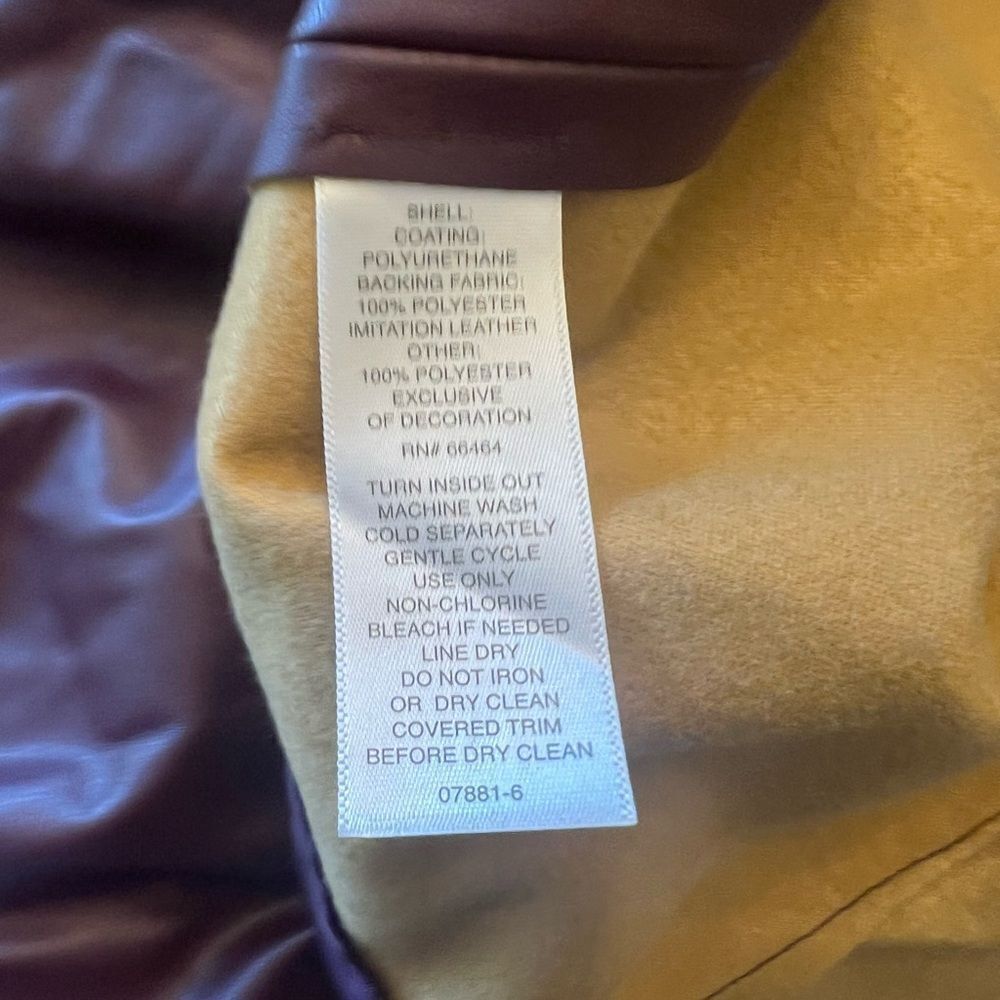 Liz Claiborne Burgundy Oxblood gold button Midi Pleated A-line Skirt - Picture 5 of 9